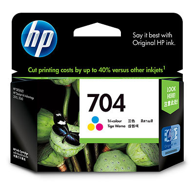 Mực in HP 704 Tri color Ink Cartridge (CN693AA)